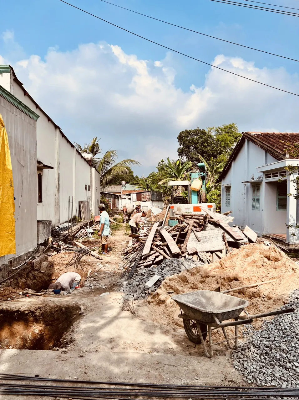 Thi công xây dựng nhà phố 